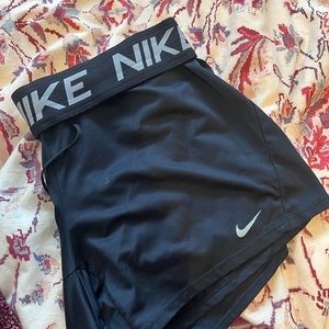 Nike running shorts all black
